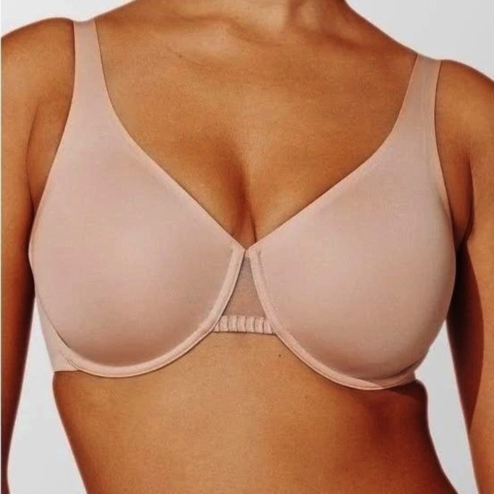 ThirdLove 24/7 Classic Unlined Minimizer Underwire Bra Size 38F Taupe Beige